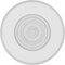 Ekena Millwork Standard Grayson Bullseye Rosette with Beveled Edge, 6"W x 6"H x 3/4"P ROSP060X060X075GRY03 - alternate 3